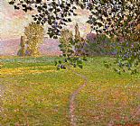 Claude Monet Morning Landscape Giverny painting